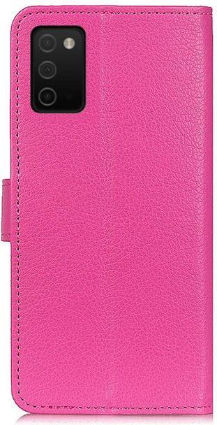 Productafbeelding MU Classic Litchi Leren Boekomslag Serie (Samsung Galaxy A03s)