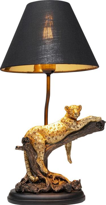 Actual product image Kare Design Table Lamp Relax Leopard 50cm (E27)