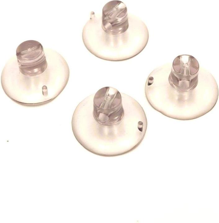 Actual product image Hobby Fun Suction cup with hole 5 pieces, transparent
