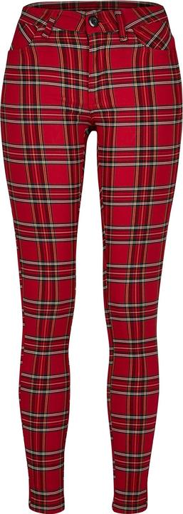 Urban Classics Ladies Skinny Tartan Pants