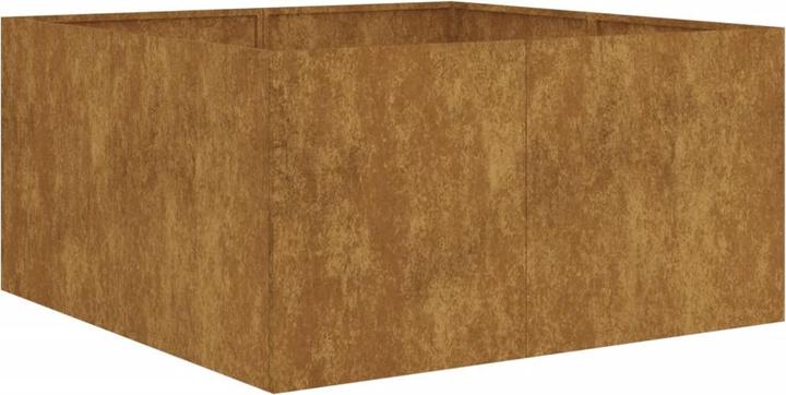 Produktbild VidaXL Pflanzkübel 80x80x40 cm Cortenstahl, Farbe: Rostig