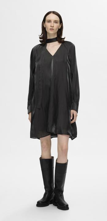 Image du produit Selected Femme Robe métallique avec décolleté en V (36)
