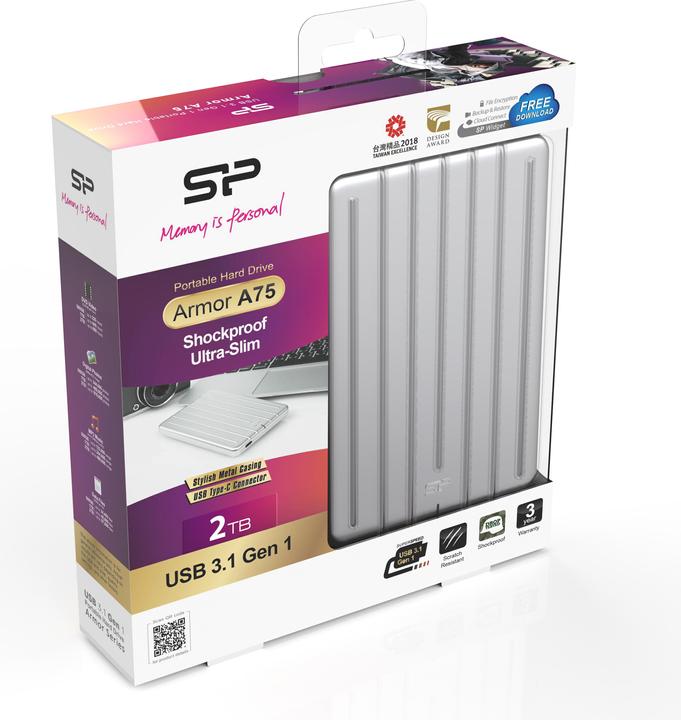 Produktbild Silicon Power Armor A75 USB 3.1 Gen 1, Type-C (2 TB)