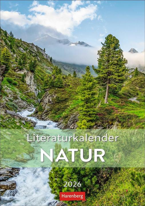 Actual product image Harenberg Literaturkalender Natur Wochen-Kulturkalender 2026 (German)