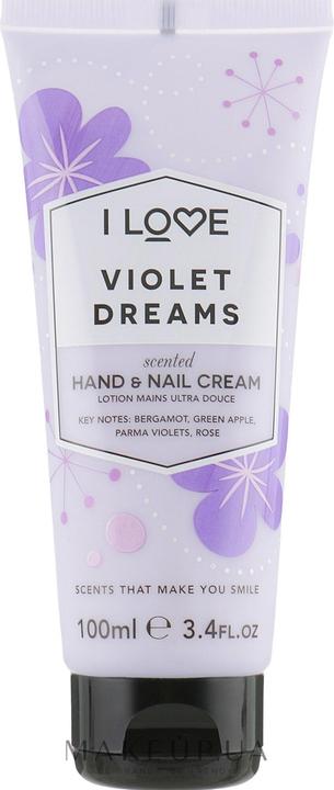 Actual product image I Love... Hand Cream Violet Dreams Hand & Nail Cream 100 ml (100 ml)