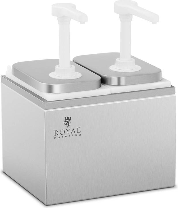 Immagine prodotto Royal Catering Dispenser per salse - 2 pompe - 2 x 2 L