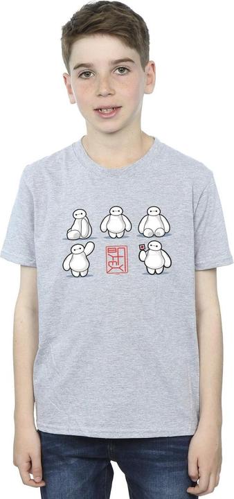 Actual product image Disney Boys Big Hero 6 Baymax Many Poses T-Shirt (128)