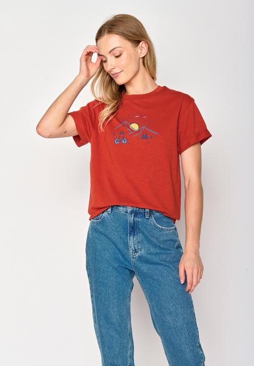 Produktbild Greenbomb Women's Nature Sunset Ride Stop T-Shirt (L)