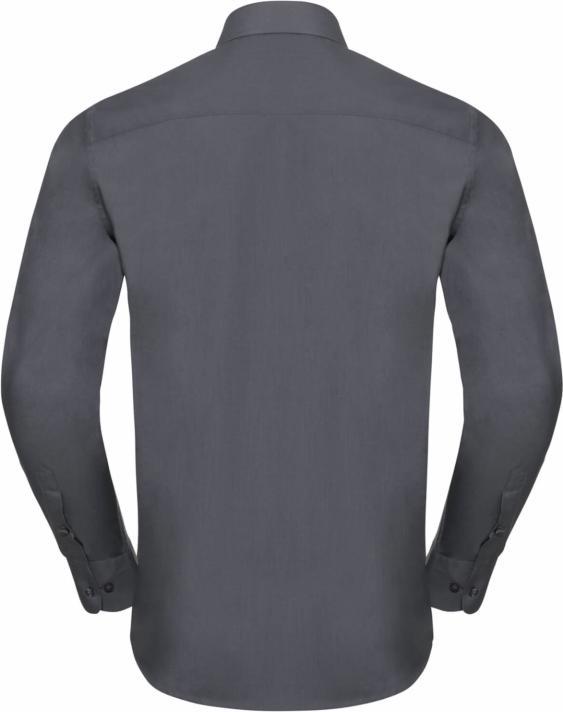 Image du produit Russell Collection Chemise Popeline Manches Longues Entretien Facile (4XL)