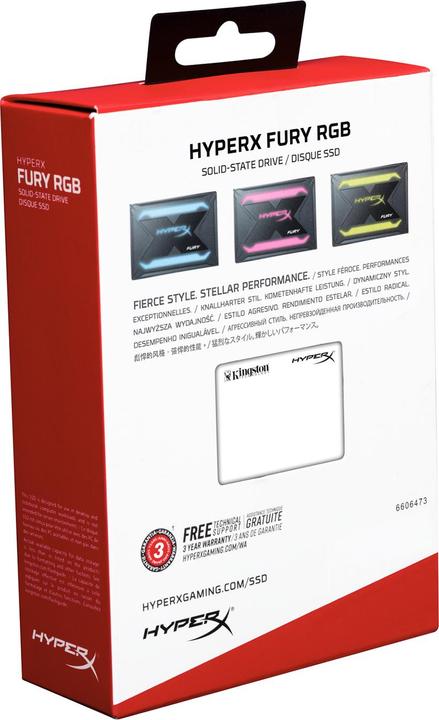 Actual product image HyperX Fury RGB (240 GB, 2.5")