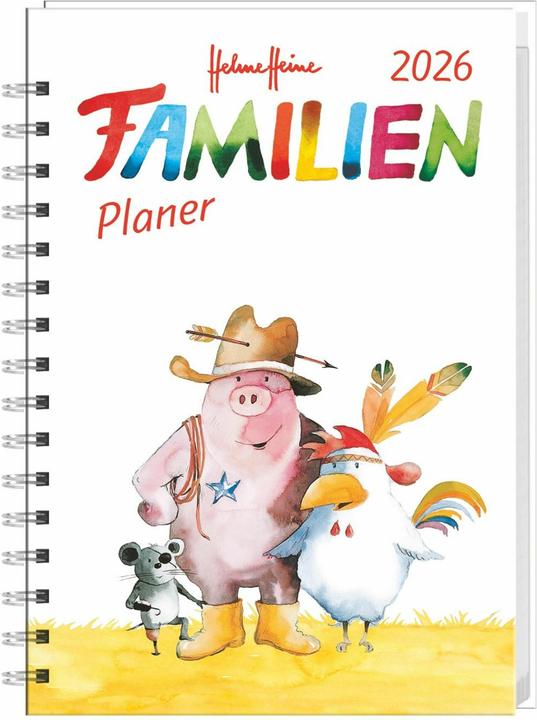 Image du produit Helme Heine: Familienplaner-Buch A6 2026 (A6, Allemand)