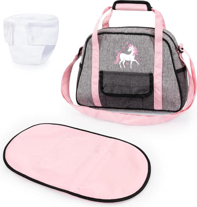 Image du produit Bayer sac de puériculture gris avec licorne (69033AB)