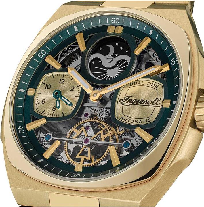 Immagine prodotto Ingersoll 1892 Orologio Ingersoll I15803 Uomo The Spirit Automatic 47mm 5ATM (Orologio da polso analogico, 47 mm)