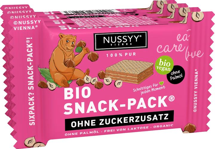 Produktbild Nussyy Bio Snack-Pack - Waffel-Haselnuss-Schnitte (1 Stk., 84 g)