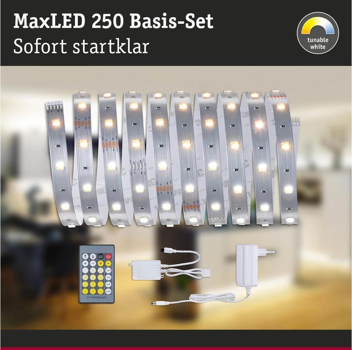 Immagine prodotto Paulmann Set di strisce MaxLED 250 (Bianco caldo, Luce del giorno, Bianco neutro, 300 cm, Interno)