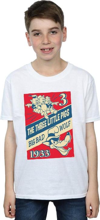 Produktbild Disney Three Little Pigs And The Big Bad Wolf TShirt Jungen (140, 146)