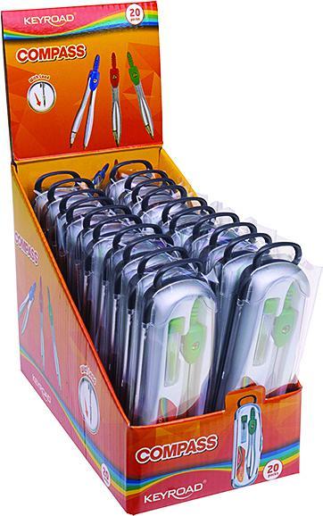 Produktbild Keyroad -kompass, metall, im etui mit graphiten, farbmischung