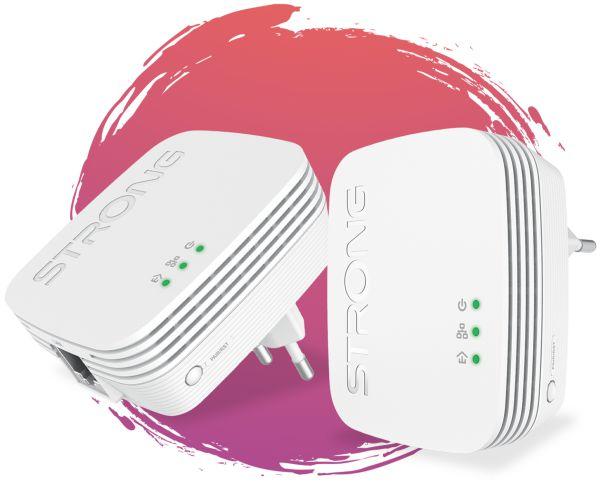 Actual product image Strong Powerline 1000 Mini 2-pack (1000 Mbit/s)