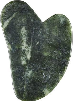 Actual product image Glov Jade Gua Sha Green Facial Massage Stone Green