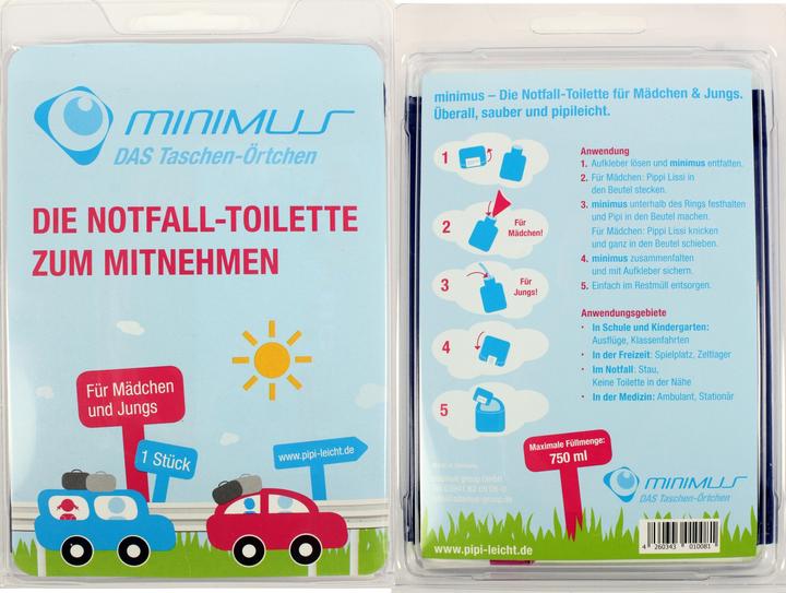 Actual product image Minimus Emergency toilet