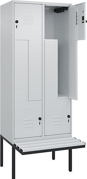 Actual product image C+P Z locker Classic PLUS bench seat (80 cm, 212 cm)