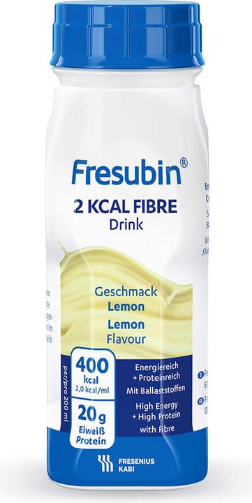 Actual product image Fresubin 2 kcal Fibre DRINK Lemon (4x200ml) (Lemon, 4 x)