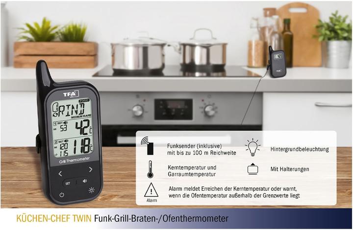 Produktbild TFA Digitales Grill-Bratenthermometer