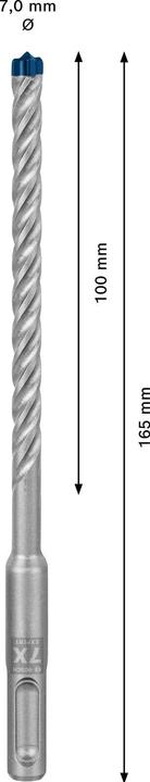 Image du produit Bosch Professional Zubehör Foret marteau EXPERT SDS plus-7X, 7 x 100 x 165 mm (7 mm)