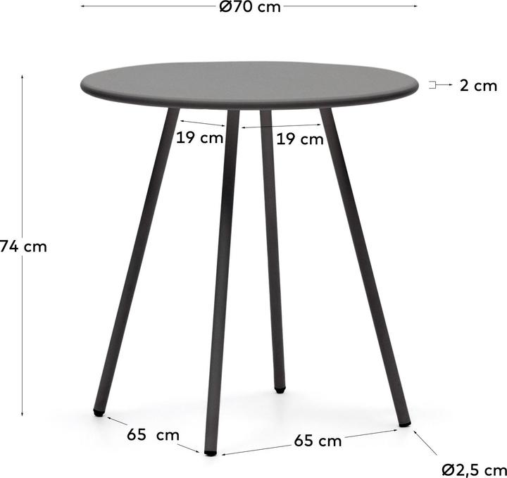 Actual product image Kave Home Montjoi (70 cm)