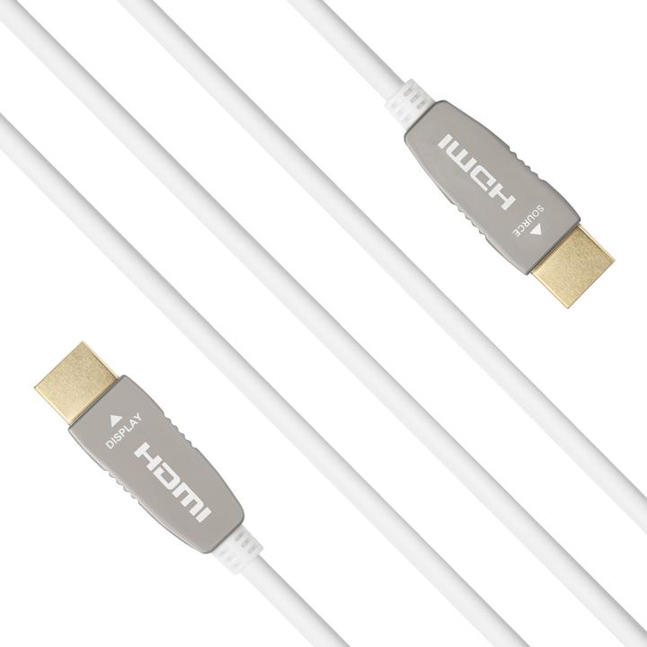 Actual product image Celexon UHD Optical Fibre HDMI 2.0b Active Cable 20m white (20 m, HDMI)