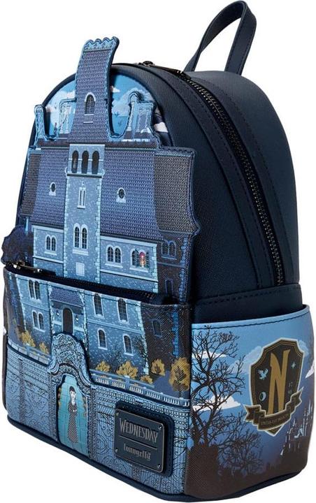 Produktbild Loungefly Wednesday by Rucksack Mini Nevermore Academy