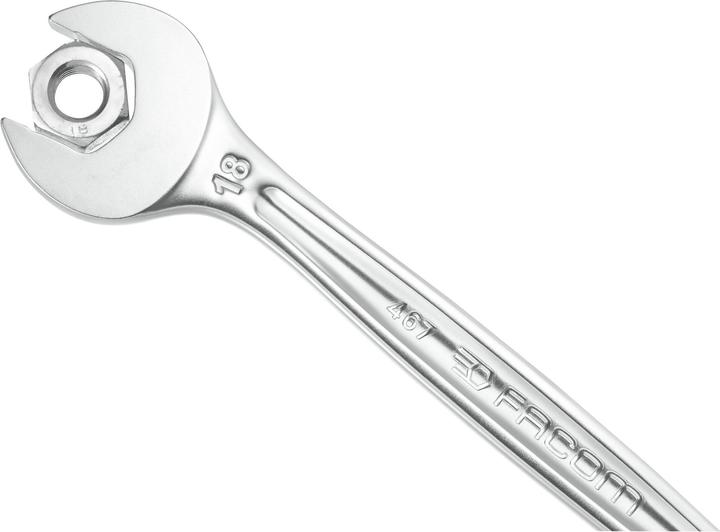 Immagine prodotto Facom Chiave a cricchetto con anello aperto da 34 mm, lunghezza 455 mm