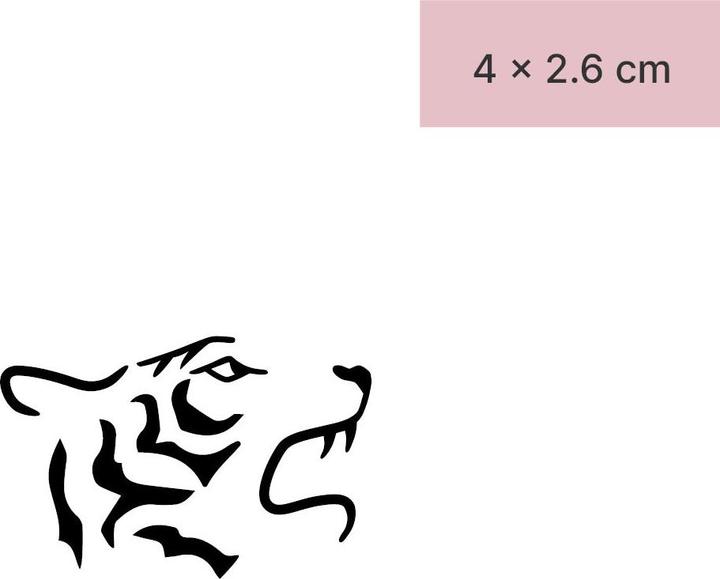 Immagine prodotto minink Tatuaggio temporaneo - Testa di tigre