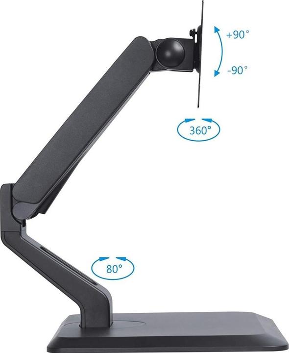 Immagine prodotto Techly Supporto da scrivania per 1 touchscreen da 17-32 pollici 43-81 cm nero (Tavolo, 32")