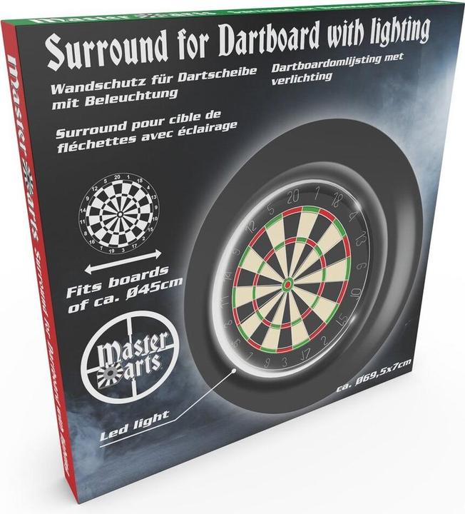 Actual product image Masterdarts Dartboard surround with LED