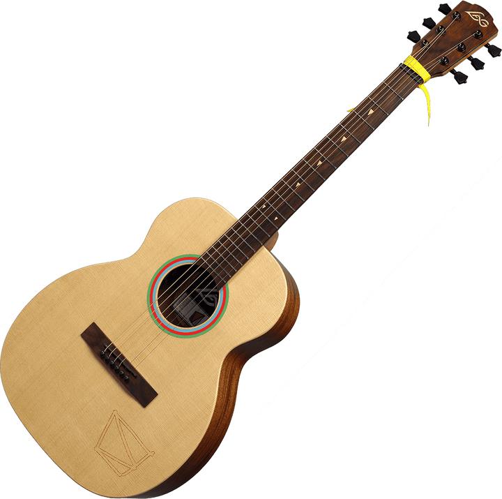 Actual product image Lâg Guitars Vianney Signature Travel (Semi acoustic guitar, Mahogany, Spruce)