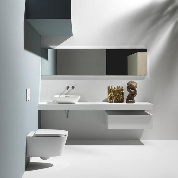 Immagine prodotto ROCA LAUFEN Kartell WC sospeso, scarico basso, con Silent Flush senza bordo, 545x370x355 mm