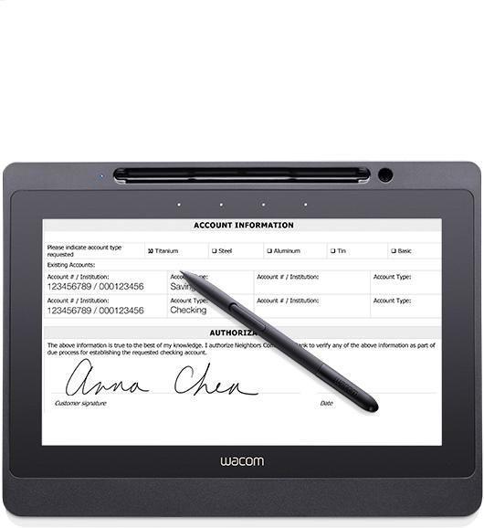 Produktbild Wacom DTU1141B, 25,6 cm (10.1 Zoll), Schwarz, 283 mm, 15,7 mm, 210 mm (10.10", 2540 lpi)