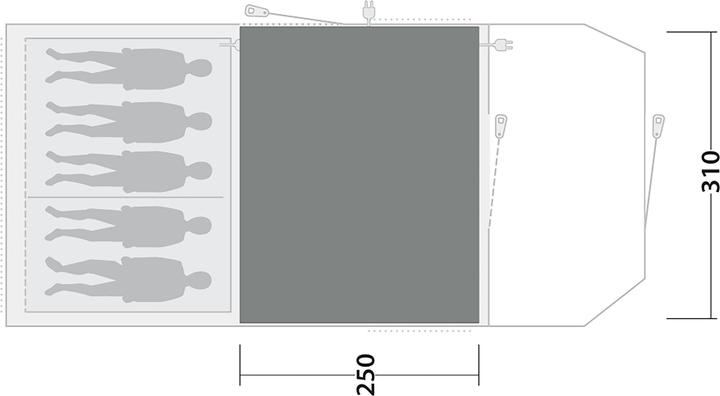 Actual product image Outwell Cozy Carpet Phoenix 5