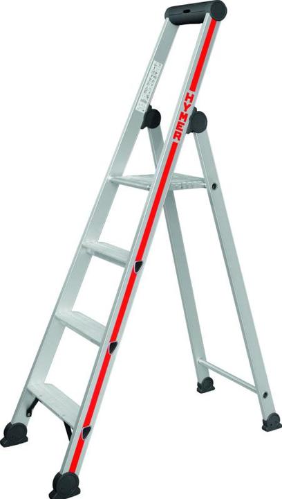 Hymer-Leitern Stufenstehleiter 4126 / 4 Stufen (Stepladder, 164 cm)