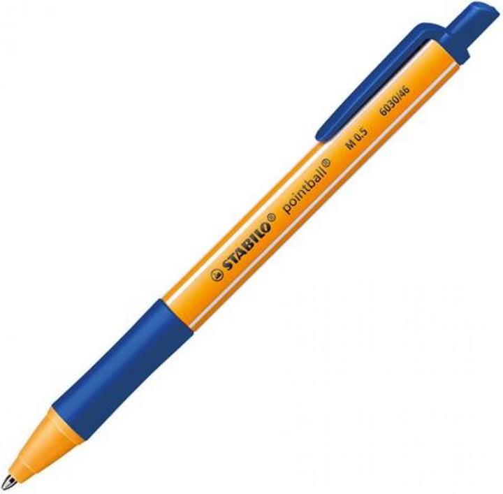 Produktbild STABILO pointball Druck-Kugelschreiber (Blau, 1 x)