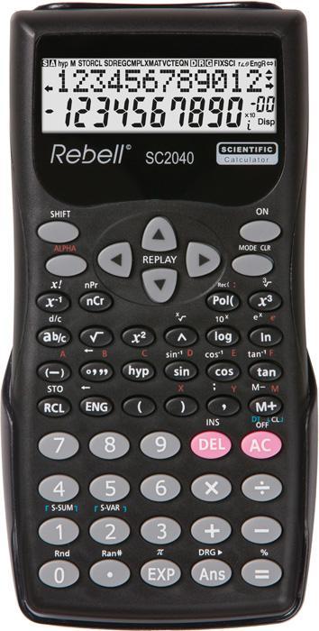 Actual product image Rebell Calculator Rebel RE-SC2040 BX (Batteries)