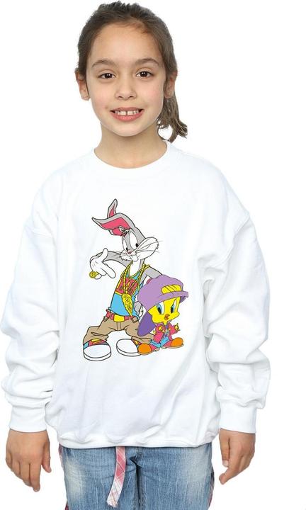 Produktbild Looney Tunes Bugs And Tweety Hip Hop Sweatshirt Mädchen (140, 146)