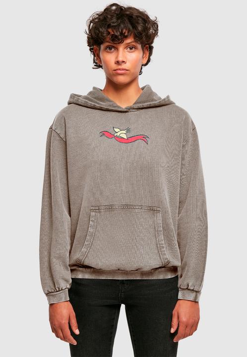 Produktbild Merchcode Ladies Frida Kahlo - Viva la vida 2 Acid Washed Oversize Hoody - 178047 (4XL)