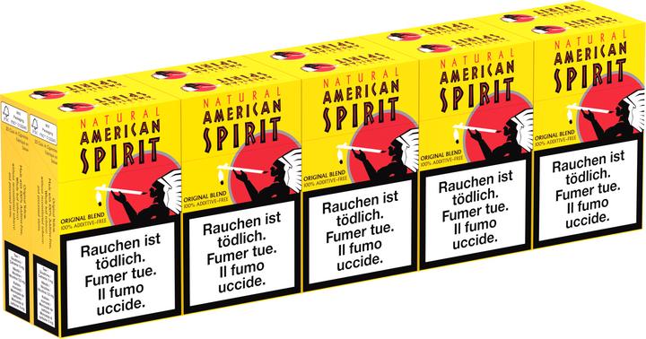 Immagine prodotto Natural American Spirit Scatola gialla (10 pz.)