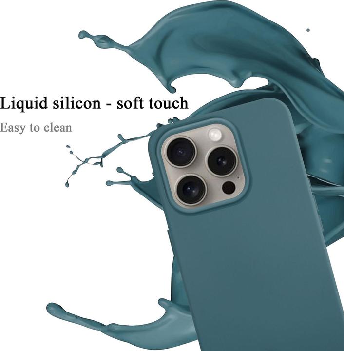 Produktbild Cadorabo Hülle für iPhone 16 PRO MAX TPU im Liquid Schutz Design (Apple iPhone 16 Pro Max)