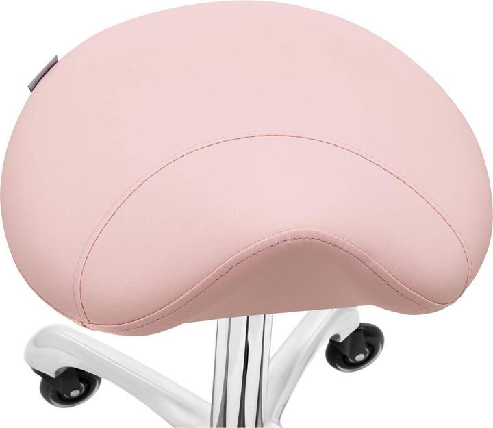 Produktbild Physa Sattelhocker YORK POWDER PINK ergonomischer Rollhocker höhenverstellbar