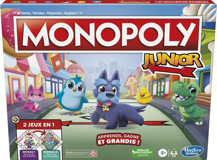 Actual product image Monopoly Junior 2 Games in 1, f (French)