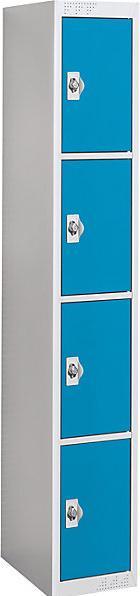 Actual product image kaiserkraft Steel locker, for padlock (30 cm, 180 cm)