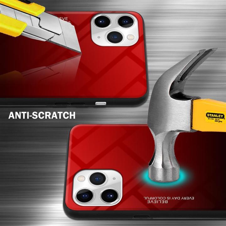 Productafbeelding Cadorabo TPU 2 kleuren glasdekking (Apple iPhone 11 Pro Max)